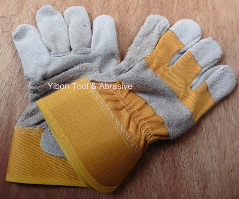 10.5" Short Leather Welding Safety Gloves