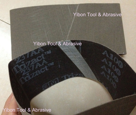 3M Trizact Cloth Belt 237AA, 3-1/2'X15-1/2' Grit A100