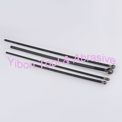 50-700mm Long Flexible Shank Carbide burrs for polishing Pipe