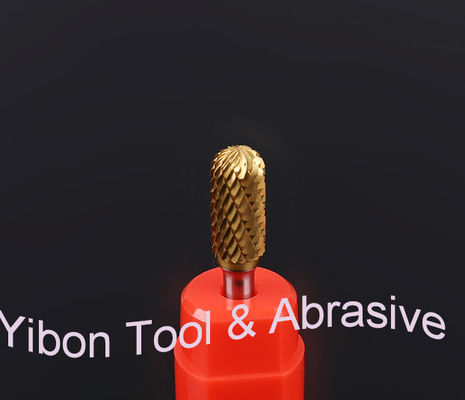 Manufacturer Cylinder shape with Round Nose Titanium Coated Carbide Burr