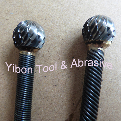 China Supply 6mm Flexible Shank Grinder Carbide burr for polishing impleller