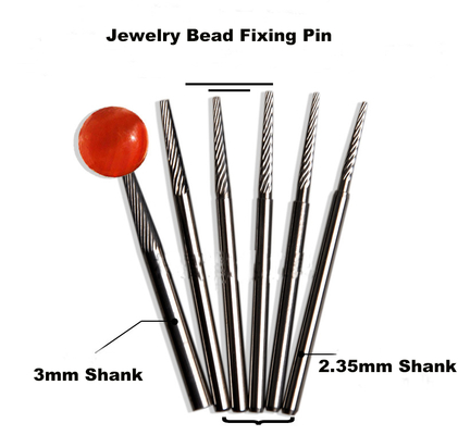 1.2mm-3mm Jewelry Beads Fixed Shaft Tungsten carbide Polishing Fixing Needle Polishing Rod